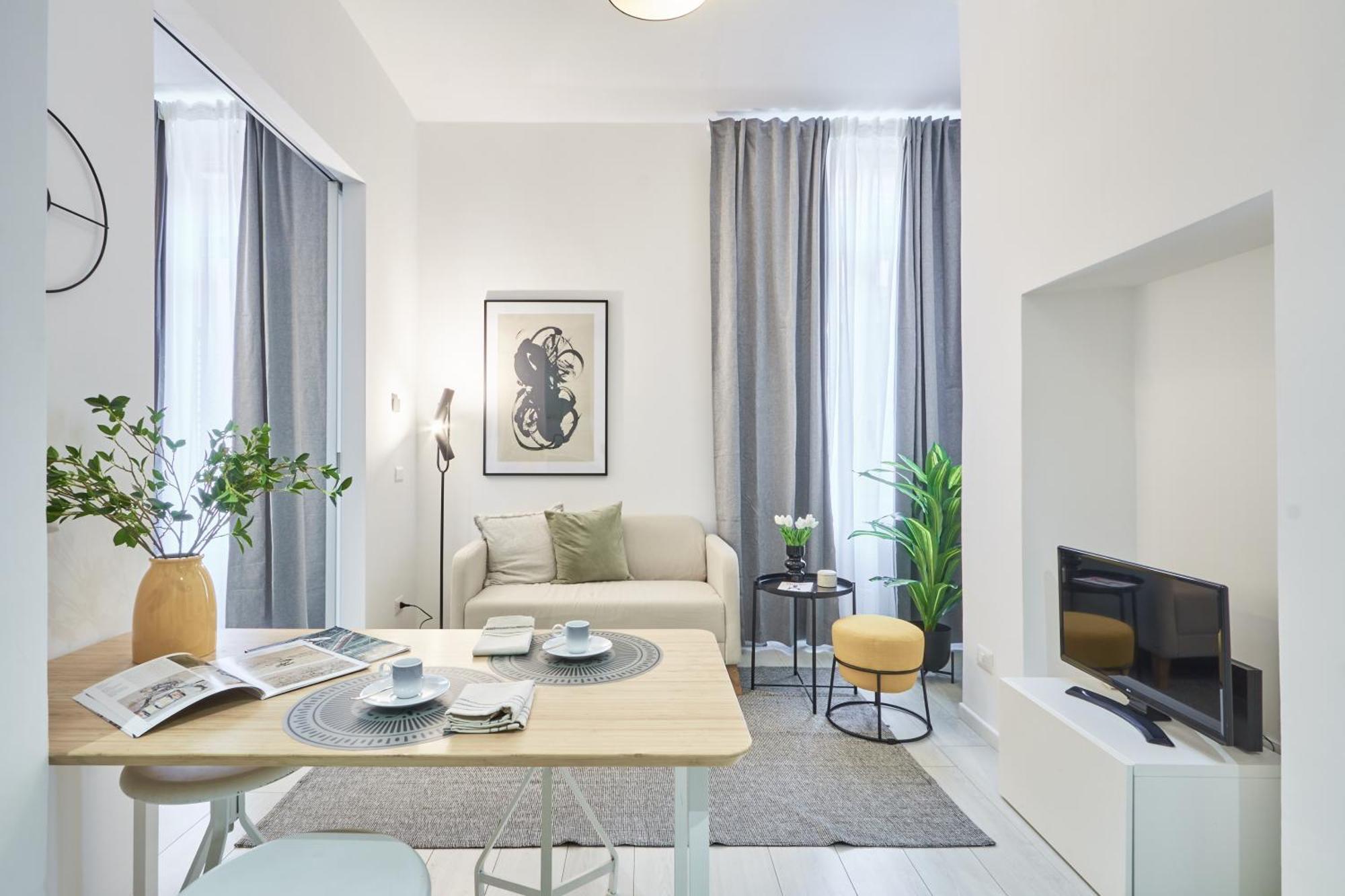 Elegante Appartamento Minimal Dai Tocchi Botanici Milão Exterior foto